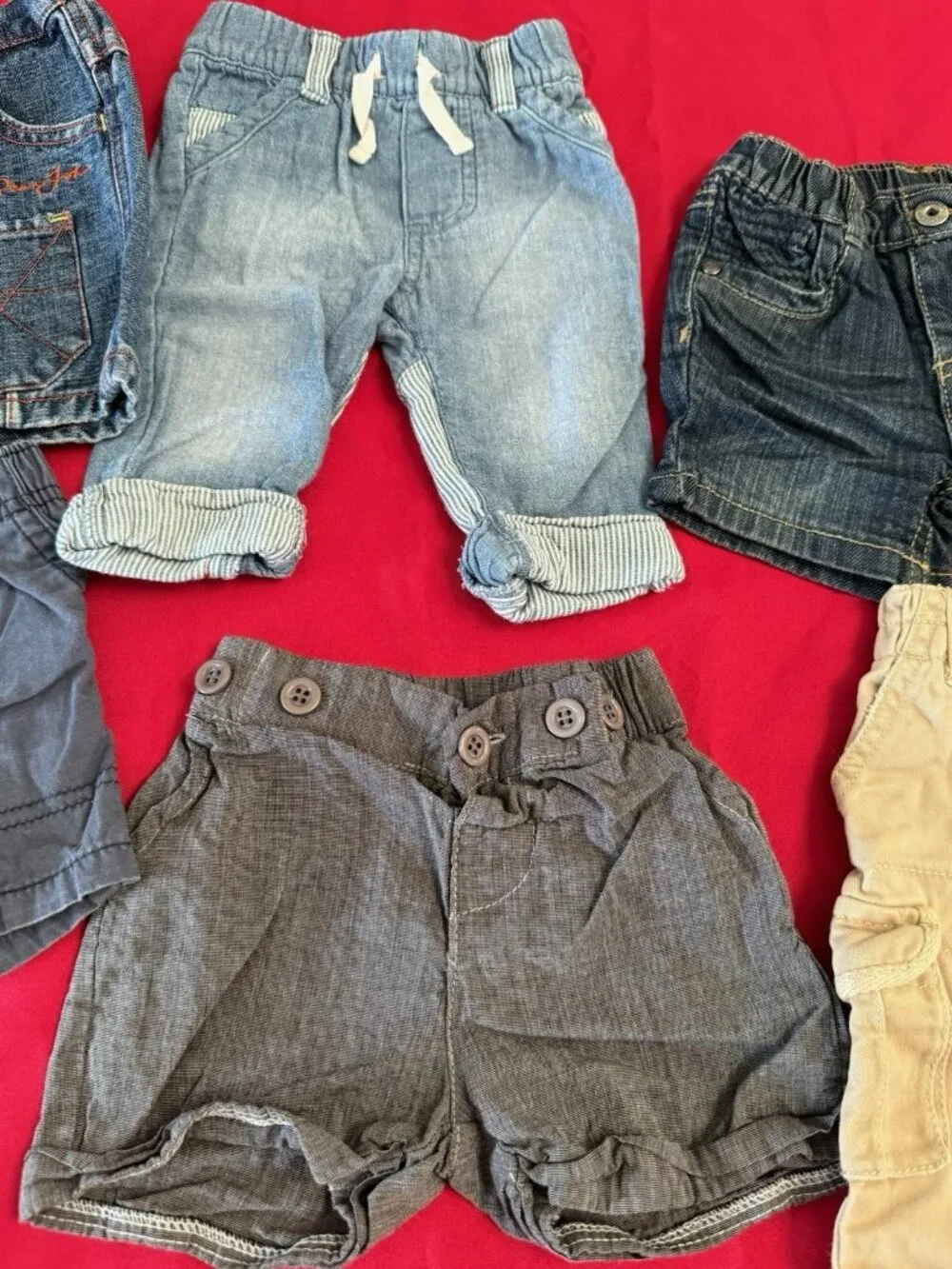 Bundle Pants Shorts Baby Boy 6 Pieces   Size 3-6 Months